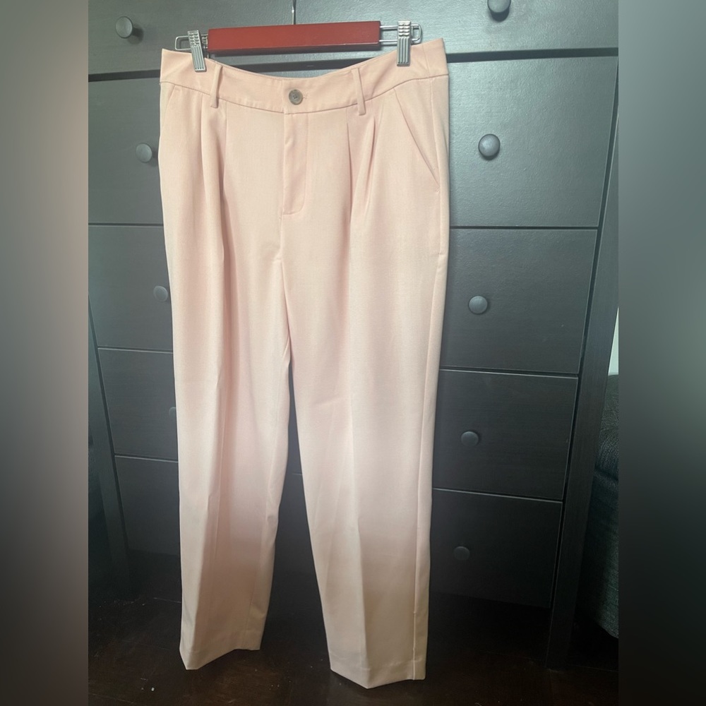 Light Pink Cropped Pants
